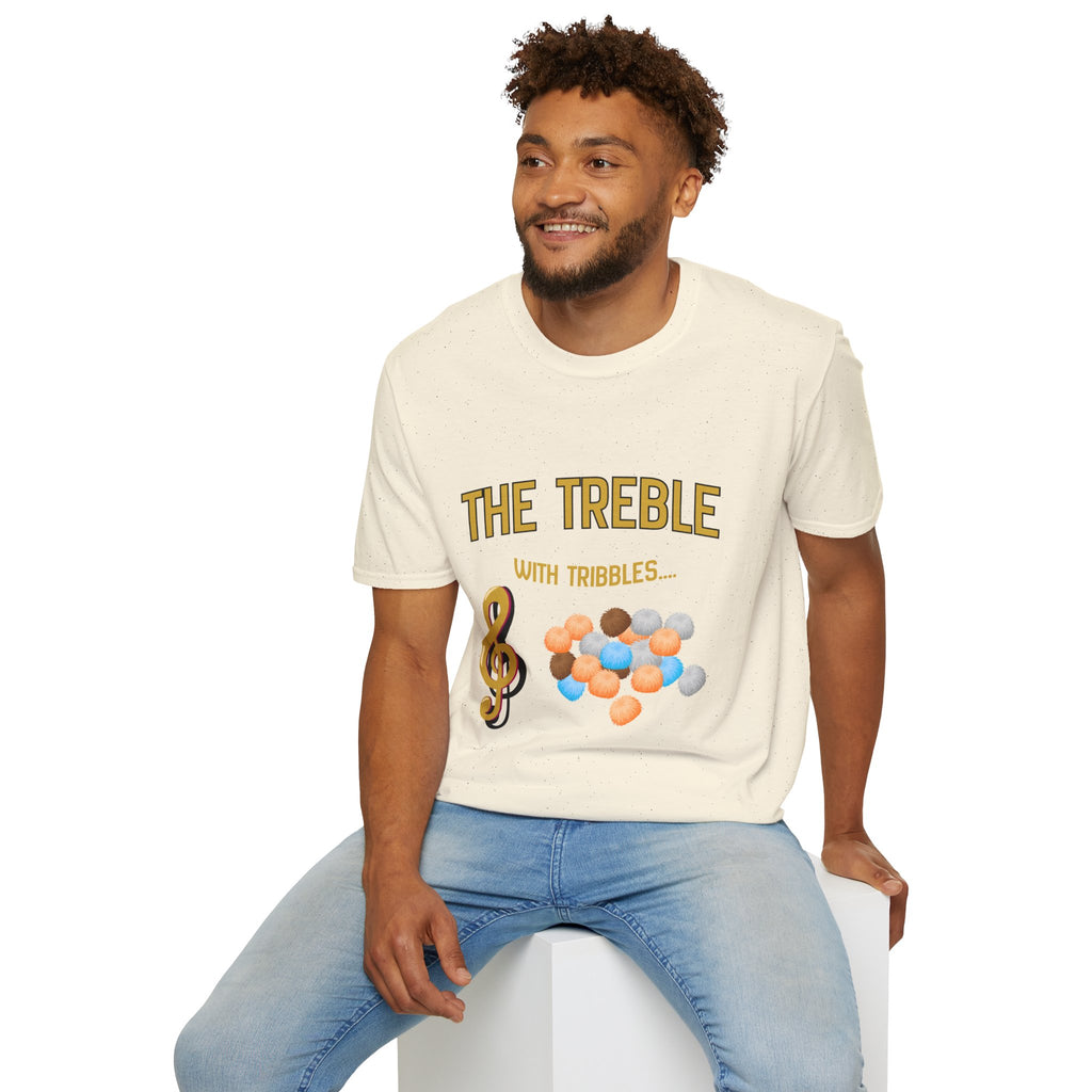 Treble With Tribbles T-Shirt — Funny Music & Star Trek Mashup Tee