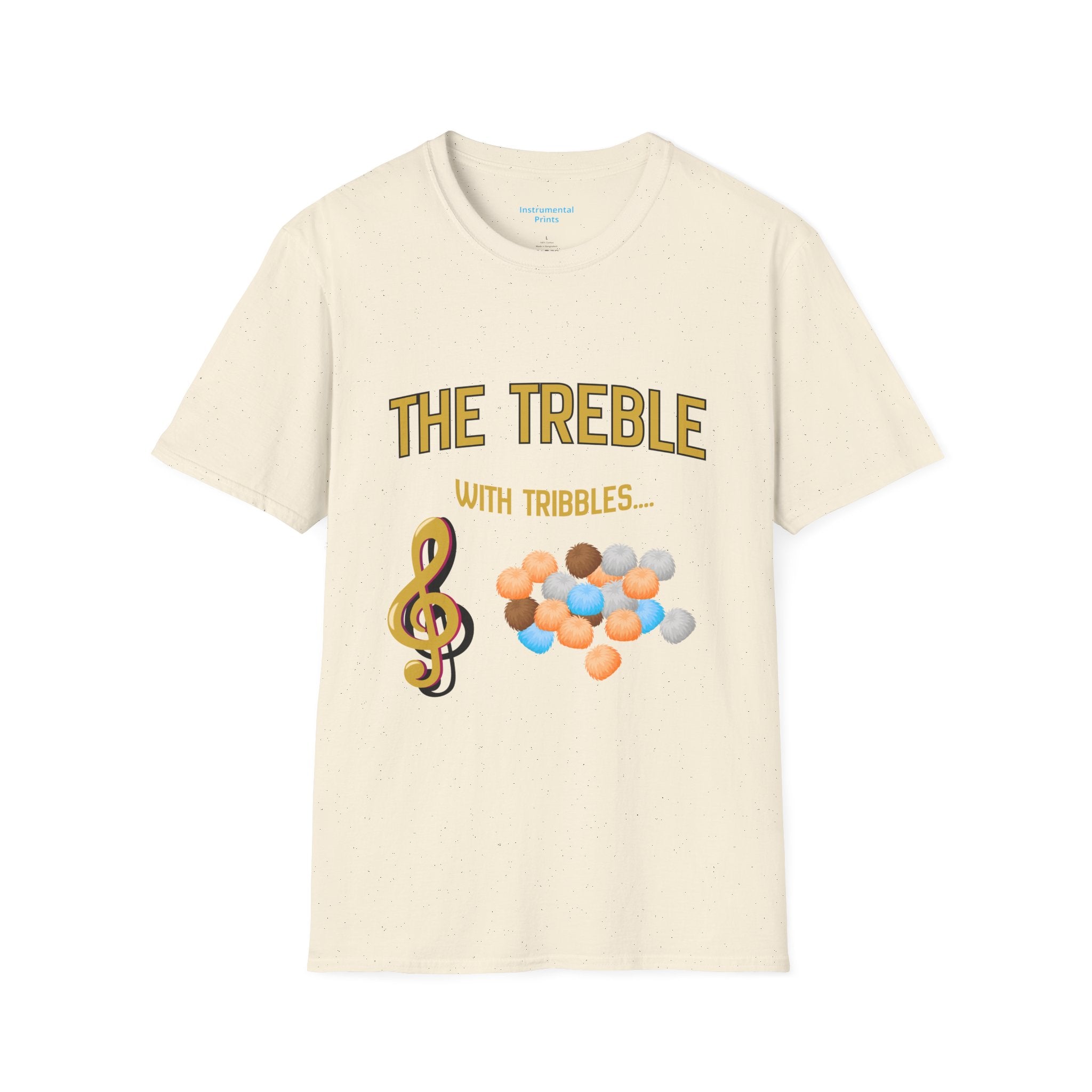 Treble With Tribbles T-Shirt — Funny Music & Star Trek Mashup Tee