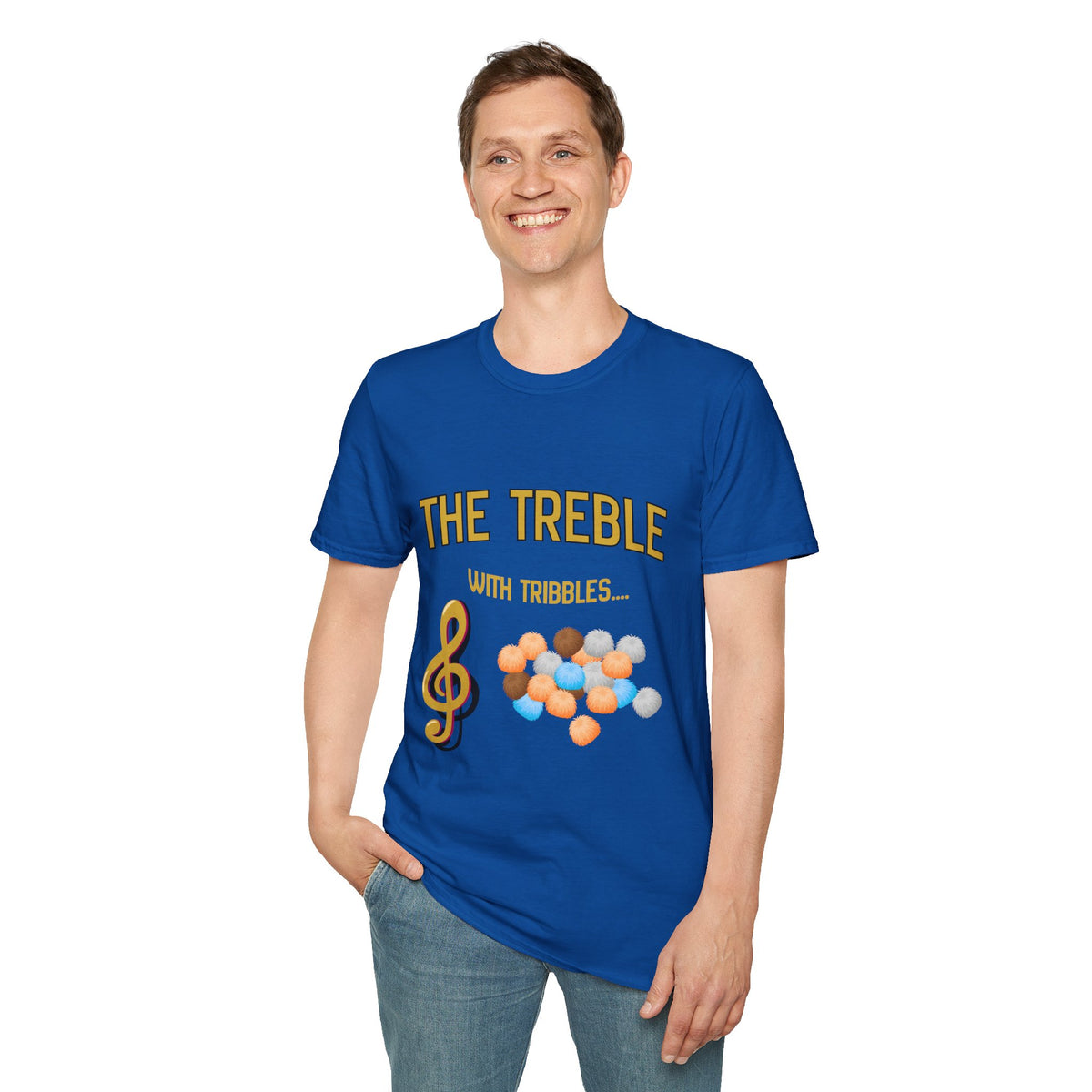 Treble With Tribbles T-Shirt — Funny Music & Star Trek Mashup Tee
