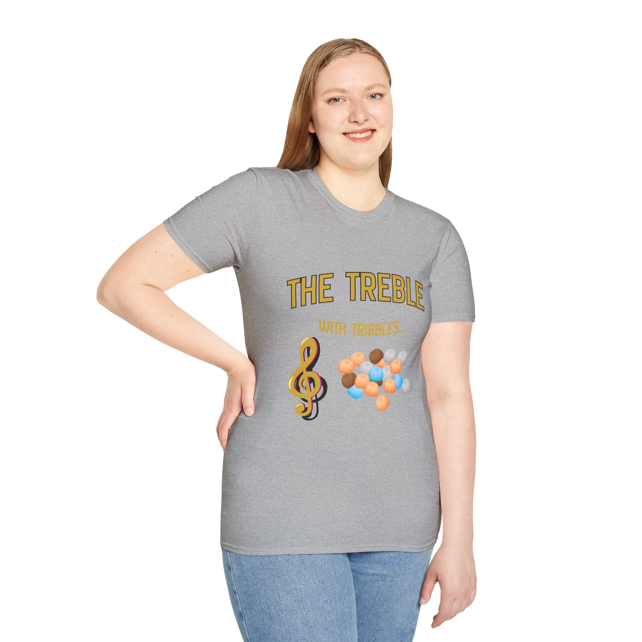 Treble With Tribbles T-Shirt — Funny Music & Star Trek Mashup Tee
