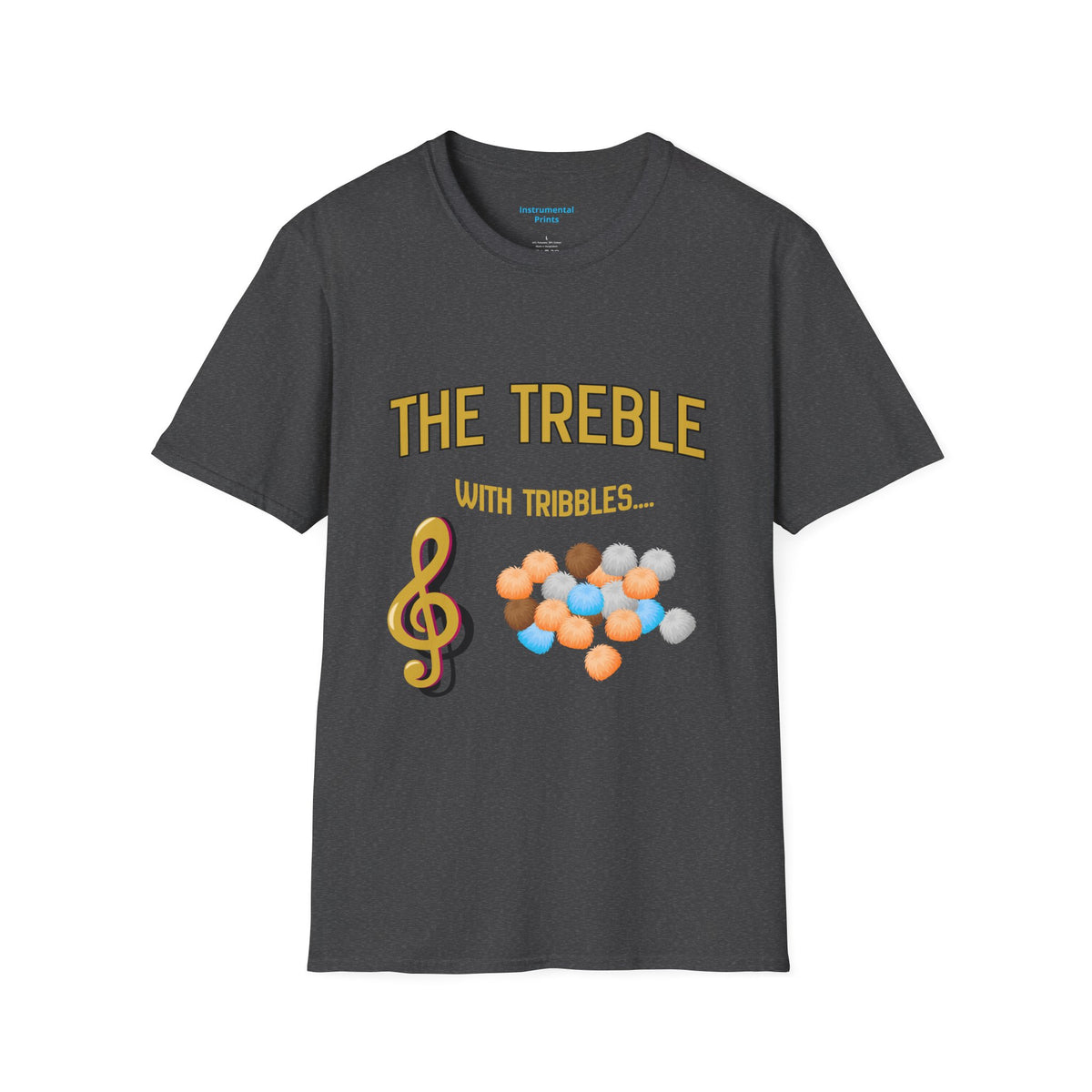 Treble With Tribbles T-Shirt — Funny Music & Star Trek Mashup Tee