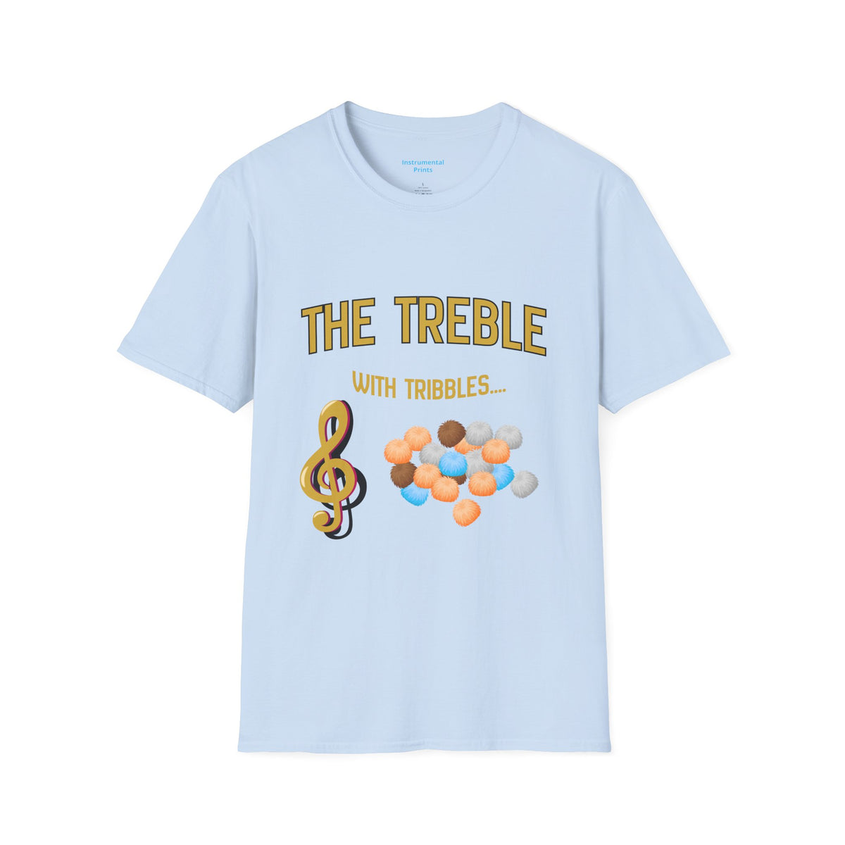 Treble With Tribbles T-Shirt — Funny Music & Star Trek Mashup Tee
