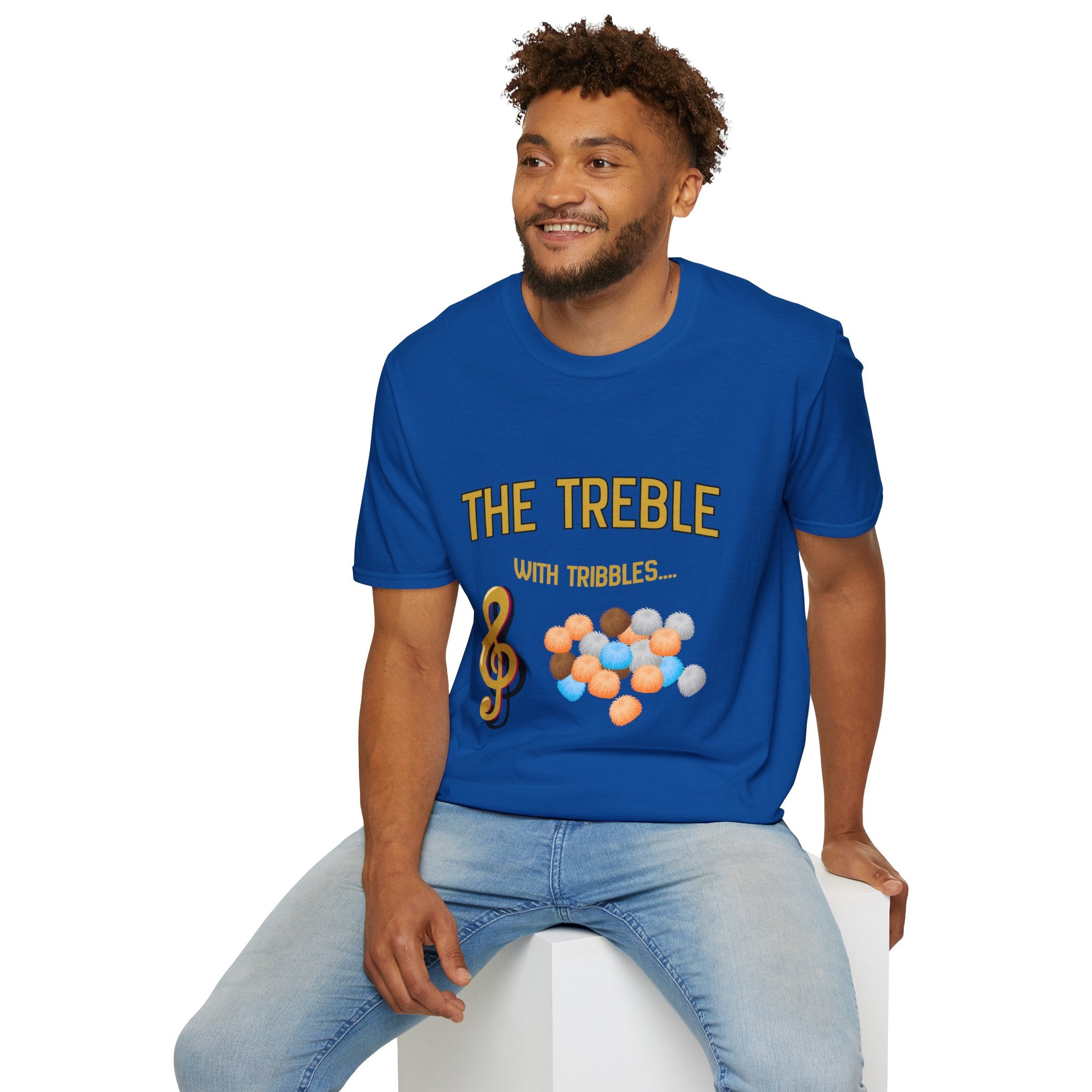 Treble With Tribbles T-Shirt — Funny Music & Star Trek Mashup Tee