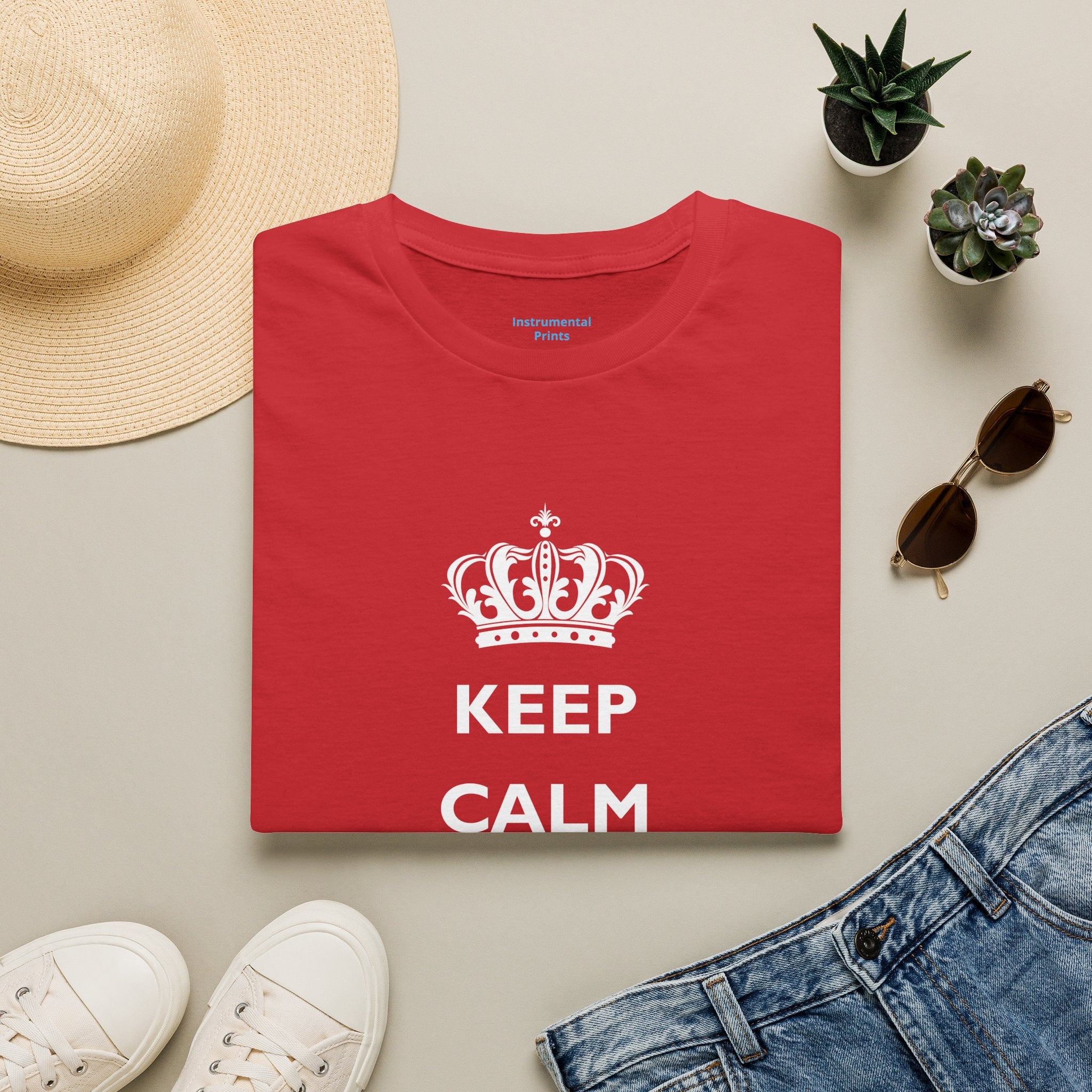 Classic Keep Calm T-Shirt — Minimal Everyday Tee