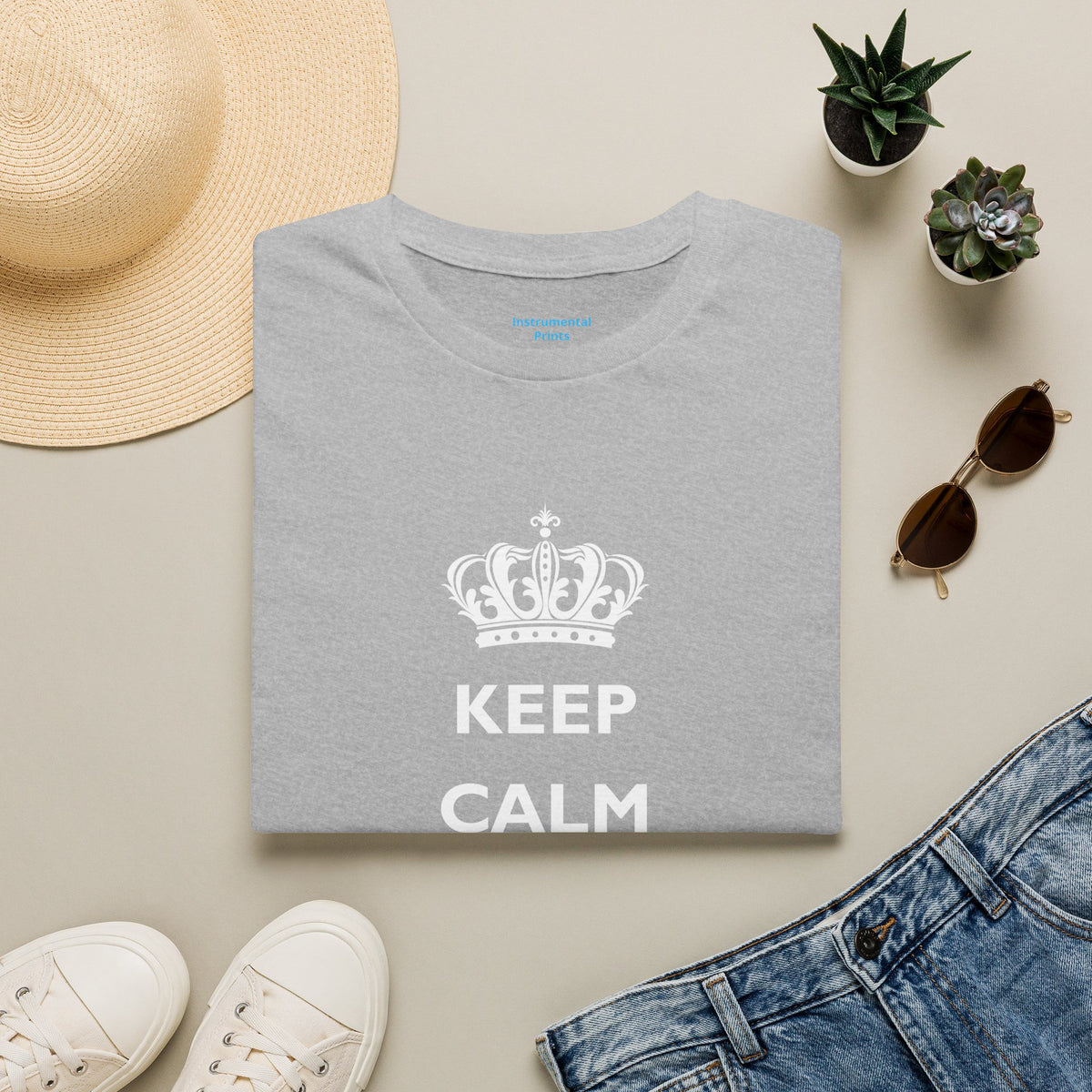 Classic Keep Calm T-Shirt — Minimal Everyday Tee