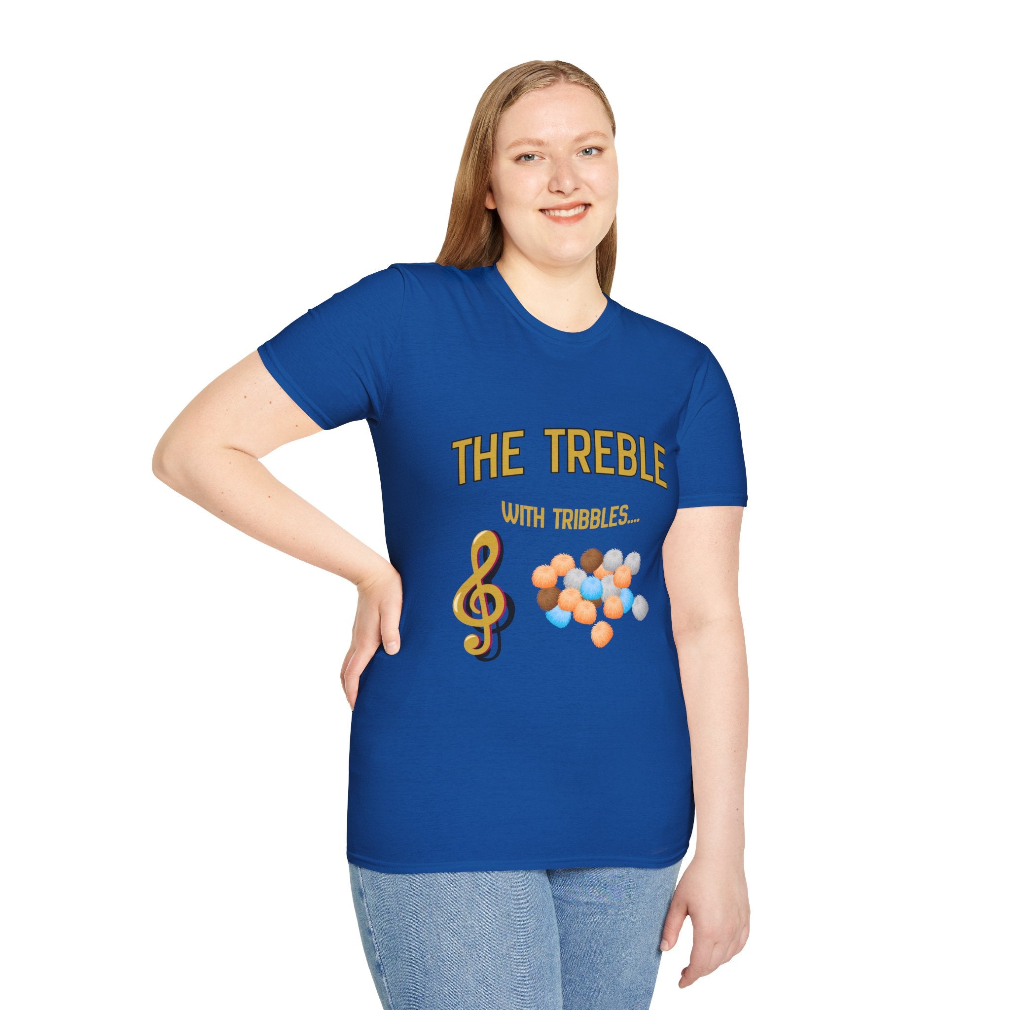 Treble With Tribbles T-Shirt — Funny Music & Star Trek Mashup Tee