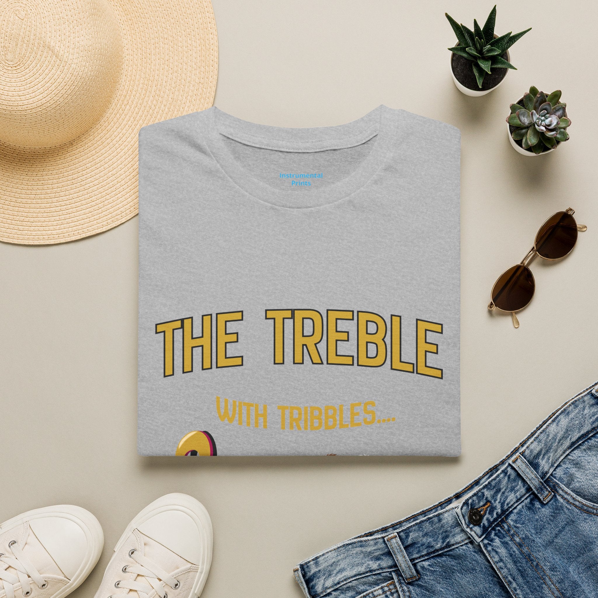 Treble With Tribbles T-Shirt — Funny Music & Star Trek Mashup Tee