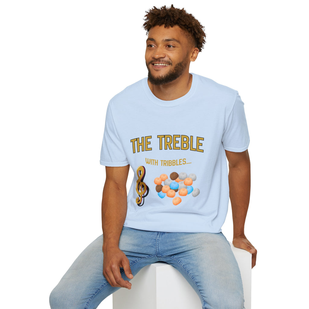 Treble With Tribbles T-Shirt — Funny Music & Star Trek Mashup Tee