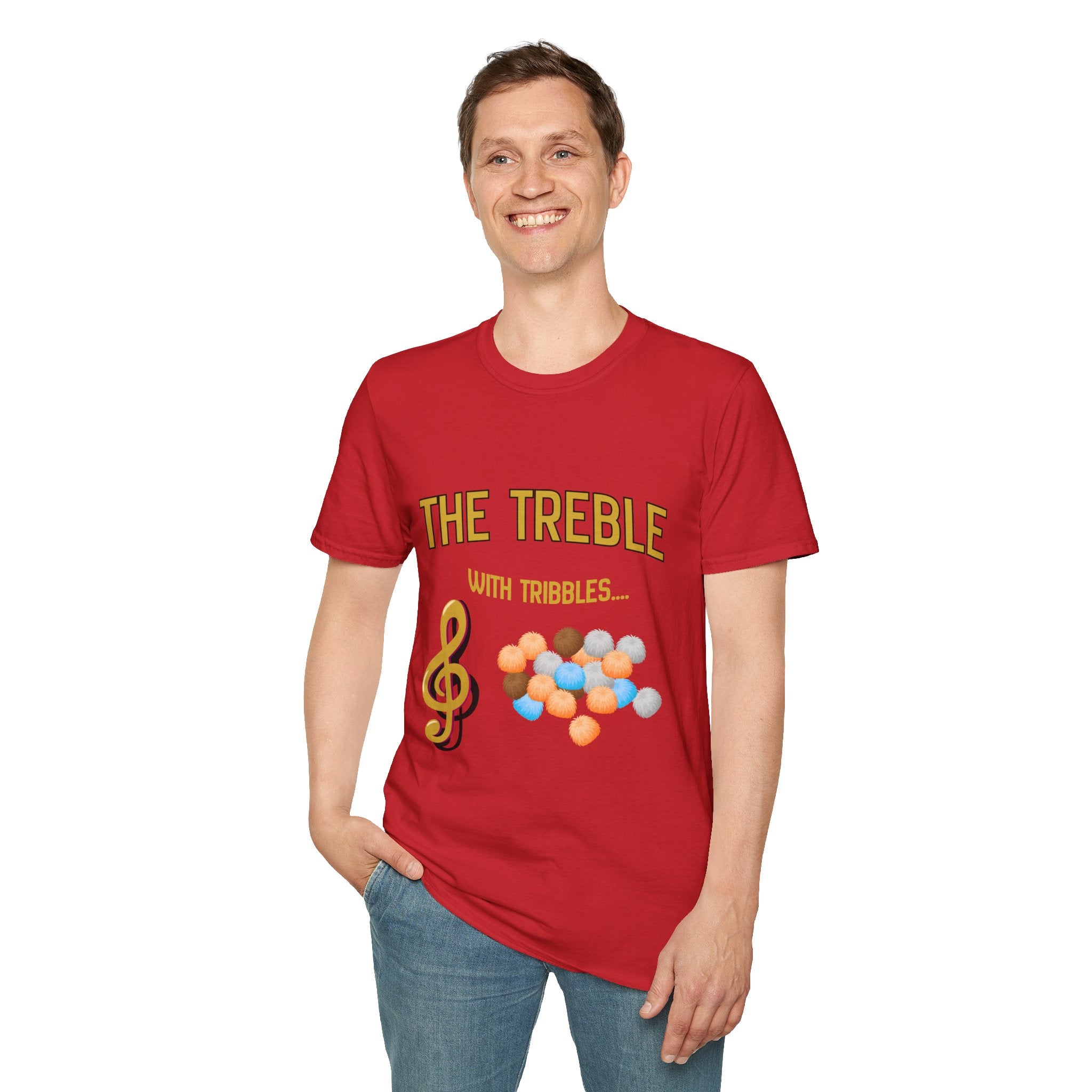 Treble With Tribbles T-Shirt — Funny Music & Star Trek Mashup Tee