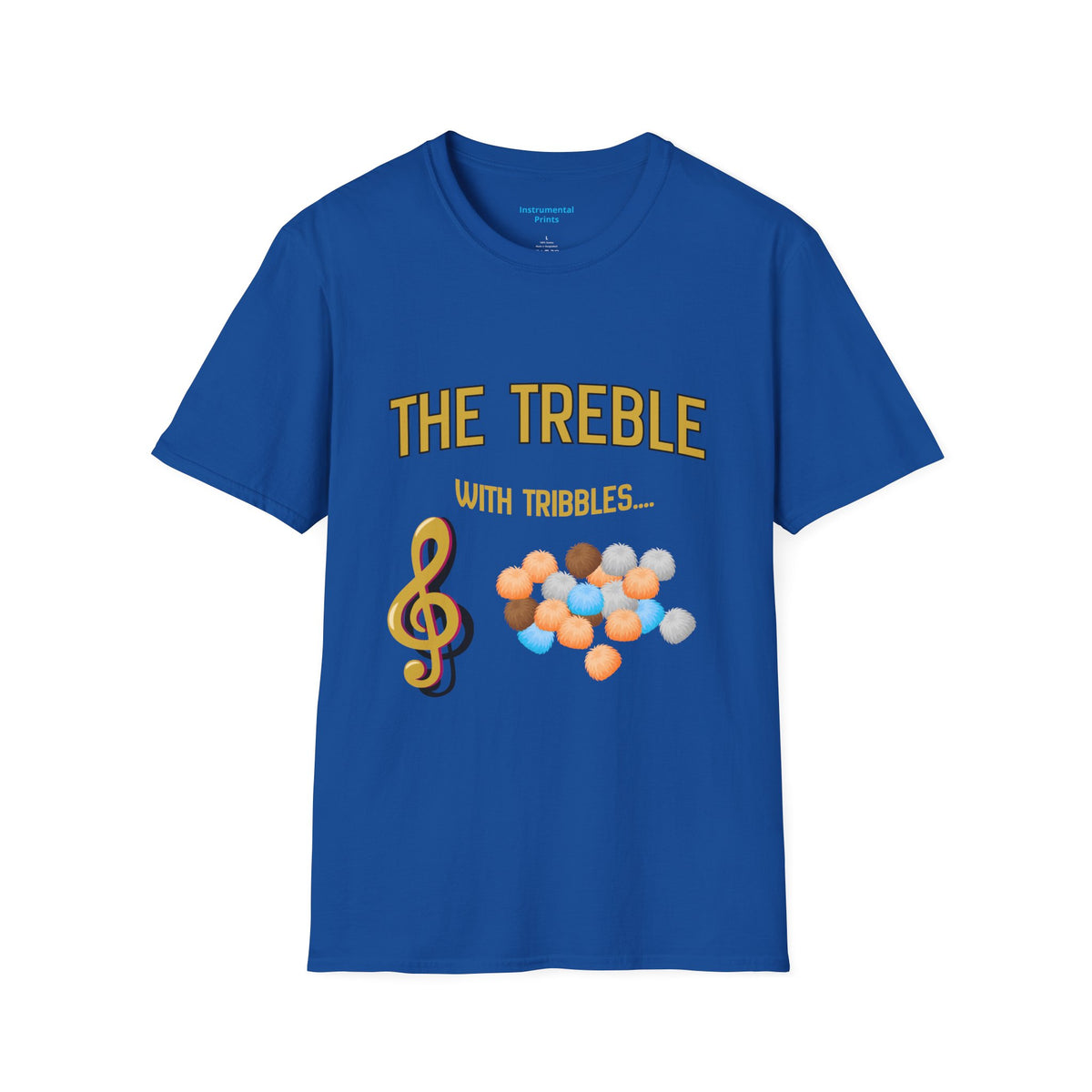 Treble With Tribbles T-Shirt — Funny Music & Star Trek Mashup Tee