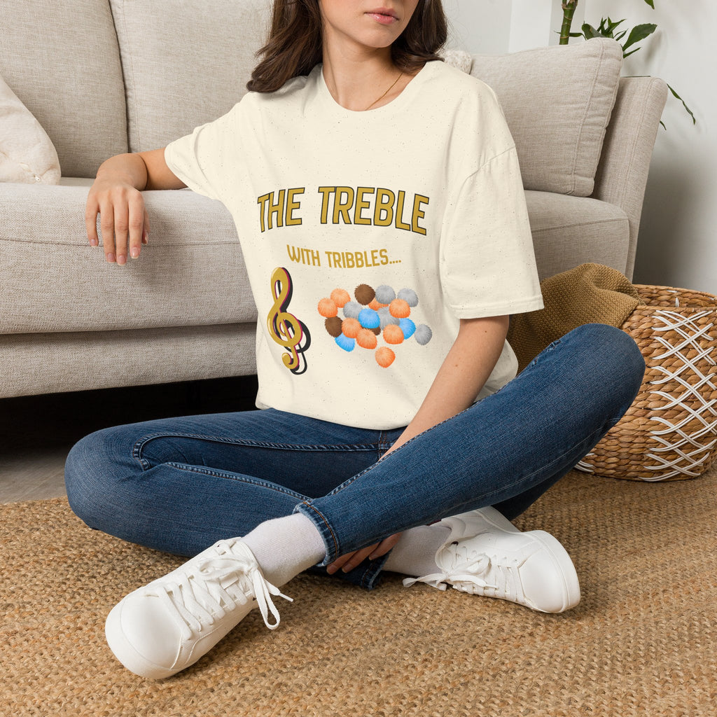Treble With Tribbles T-Shirt — Funny Music & Star Trek Mashup Tee