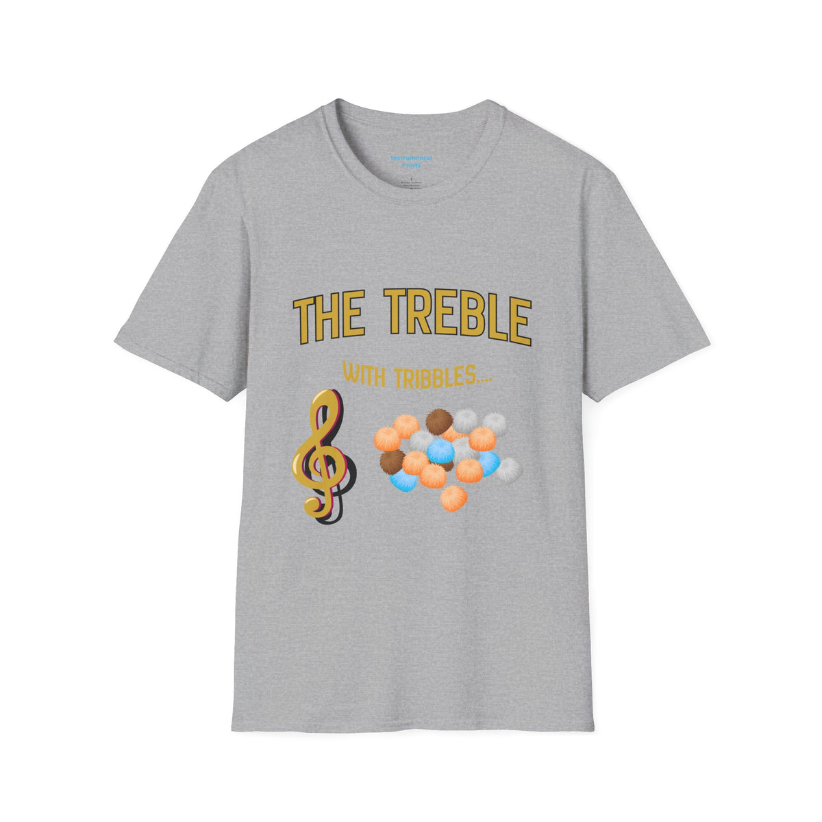 Treble With Tribbles T-Shirt — Funny Music & Star Trek Mashup Tee