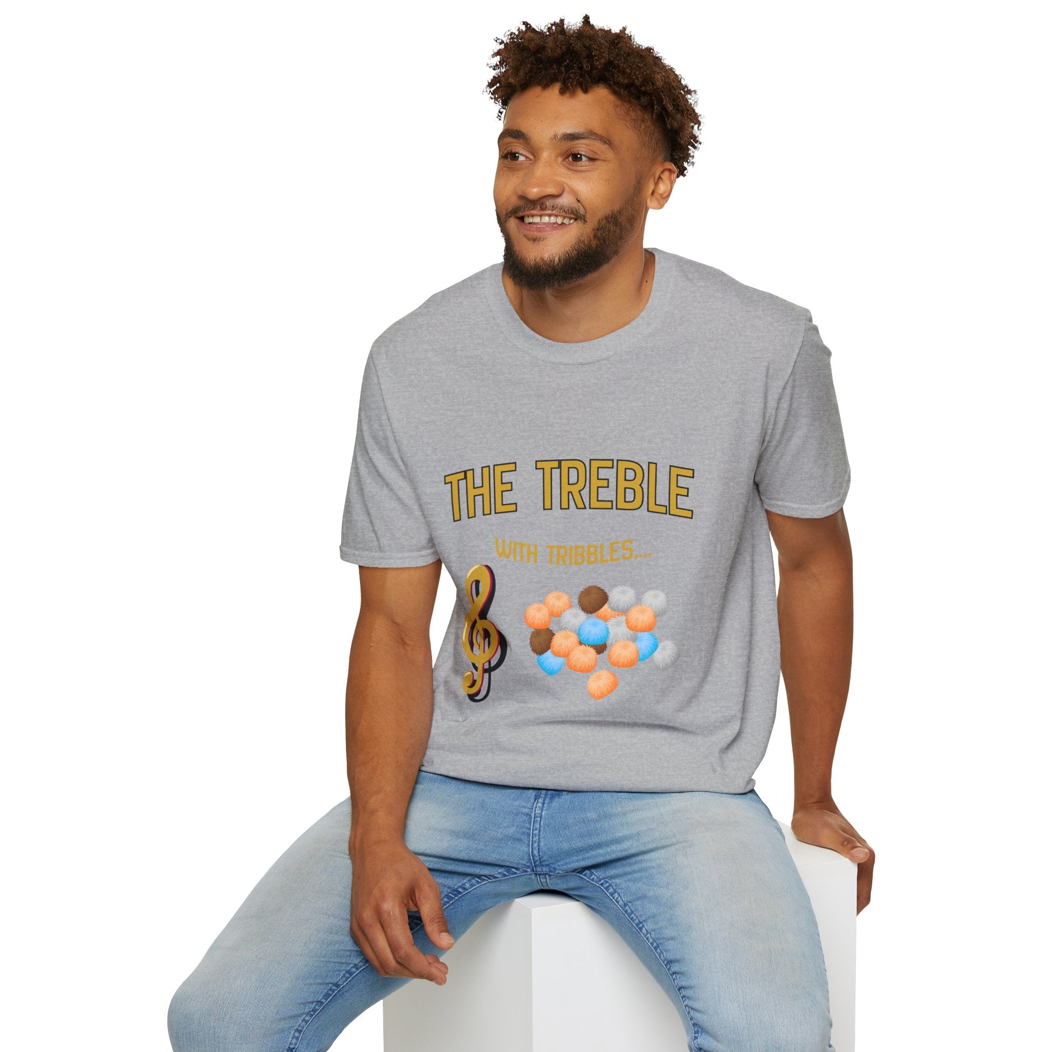 Treble With Tribbles T-Shirt — Funny Music & Star Trek Mashup Tee