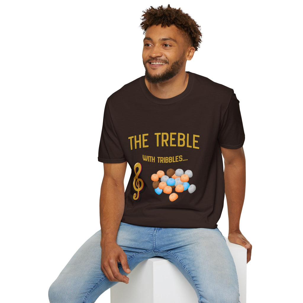 Treble With Tribbles T-Shirt — Funny Music & Star Trek Mashup Tee