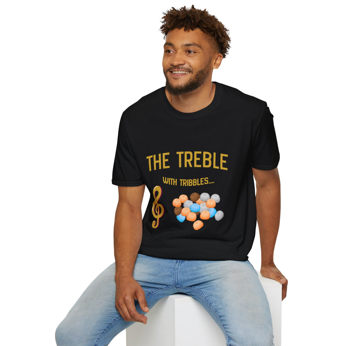 Treble With Tribbles T-Shirt — Funny Music & Star Trek Mashup Tee